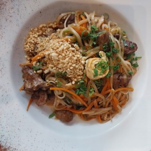 Phad Thai de Filete de Res