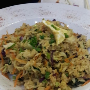 Nasi goreng de vegetales