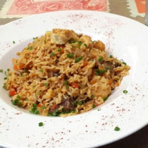 Yakimeshi mixto