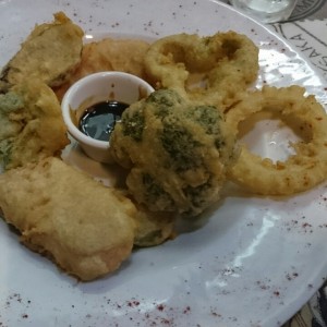 vegetales tempura