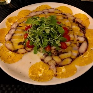 carpaccio de pulpo