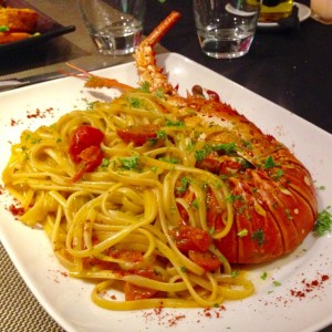 Spaghetti con Langosta