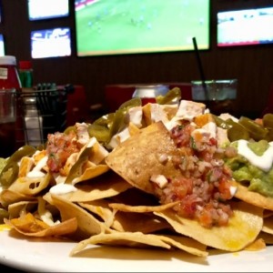 nachos de pollo 