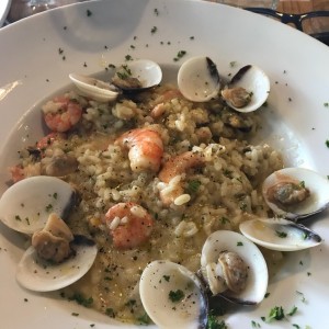 Risotto con mariscos