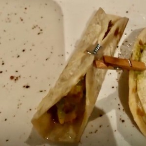 tacos relleno de pato