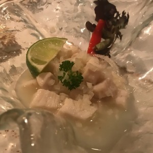 Ceviche de pescado 