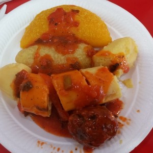 bolita de carne, bollos, carambola, empanada de maiz