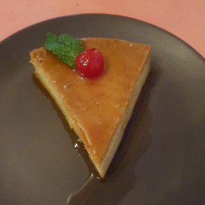 Flan de la casa