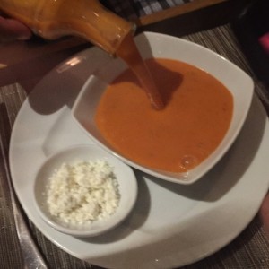 sopa de tomate