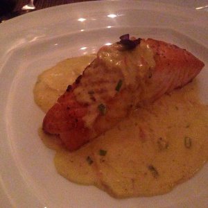 Salmon en crema de coco y curry- sugerencias