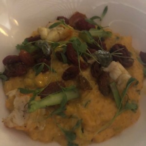 risotto de langosta