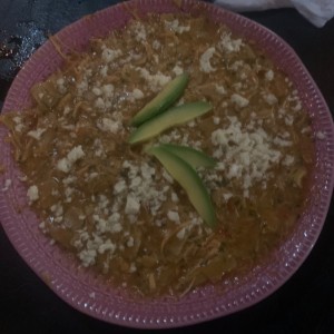 Chilaquiles en Salsa Verde o Salsa Roja