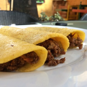 Tacos suaves de carne