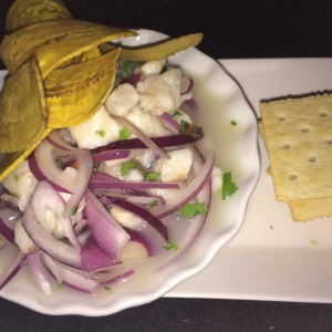 Ceviche, esta fresco y rico