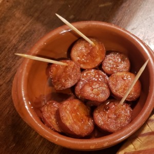 tapas de chorizo