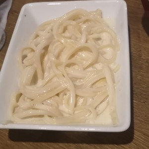 pasta en salsa blanca