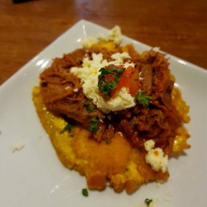 Patacones con Ropa Vieja