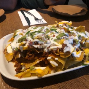 nachos de carne 