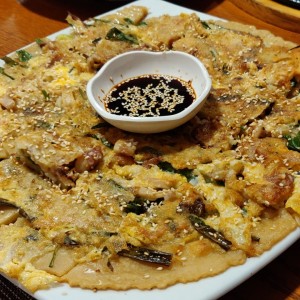 haemul pajeon, pancake de marisco