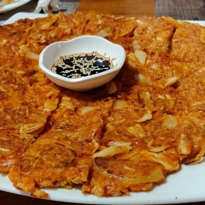 kimchi pajeon, pancake de kimchi