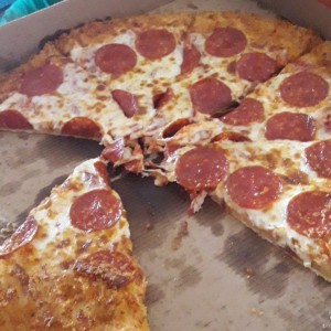 pizza crunchy