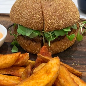 fontina black burger- burger week