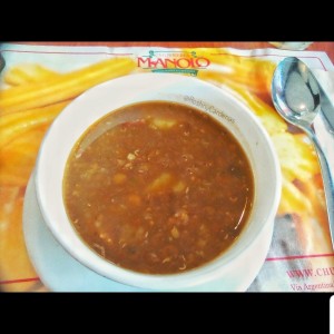 Sopa de Lentejas - Manolos