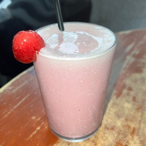 Batido de fresa