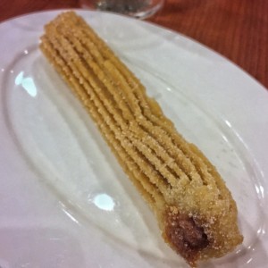 Churro Relleno de Manjar