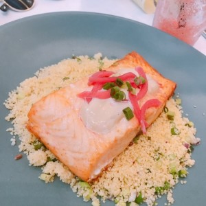 Salmon horneado al Sesamo