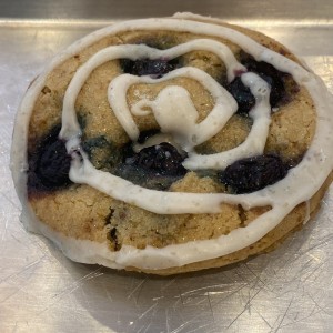 Galleta de blueberries