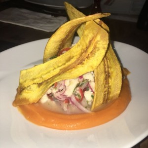 Ceviche tradicional estilo Peruano