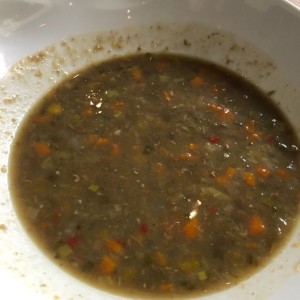 sopa de lenteja