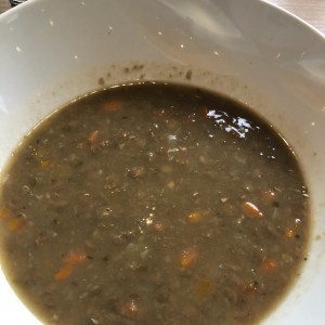 sopa de lenteja