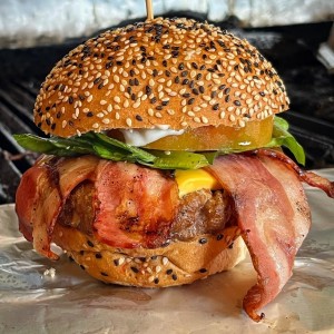 Farmers Burger con Bacon
