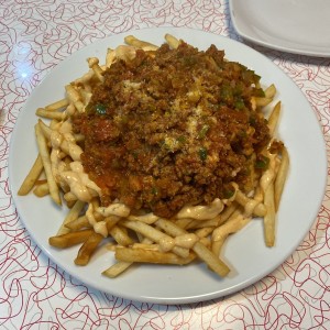 Papas a la Bolognesa