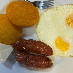 Tortillas huevi y chorizos