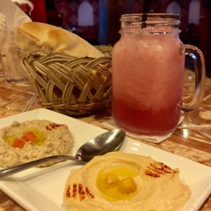 mixto de Cremas y limonada libanesa