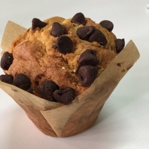 Muffin con chispas de chocolate