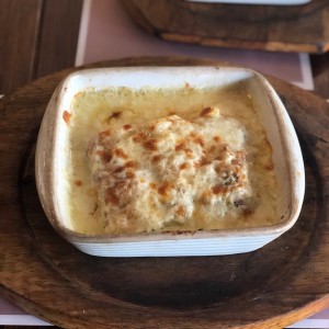 lasagna en salsa blanca