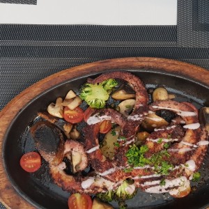 Pulpo a la parrilla