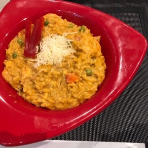 risotto de camarones