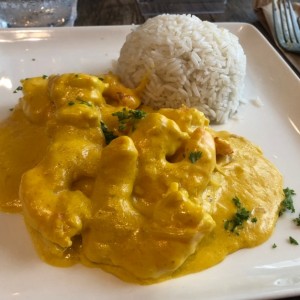 Aji de langostinos 