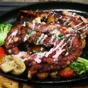 pulpo a la parrilla