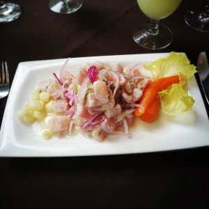 Ceviche de corvina