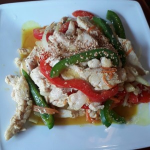 pollo con vegetales