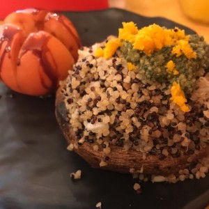 Portobello con quinoa - especial
