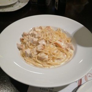 pasta a la crema adicional pollo