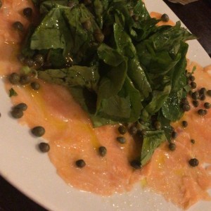 carpaccio de salmon