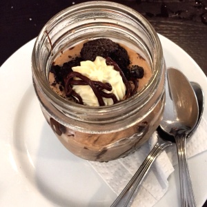 Mousse de nutella con oreo 